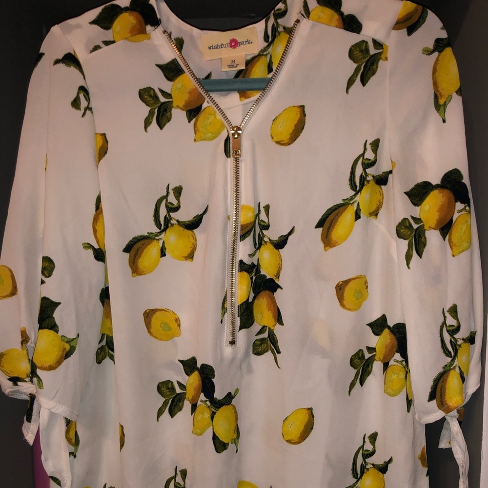 Lemon print  Blouse